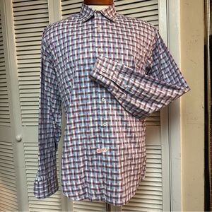 BUGATCHI  Size XL CLASSIC FIT  Flip Cuff Long Sleeve